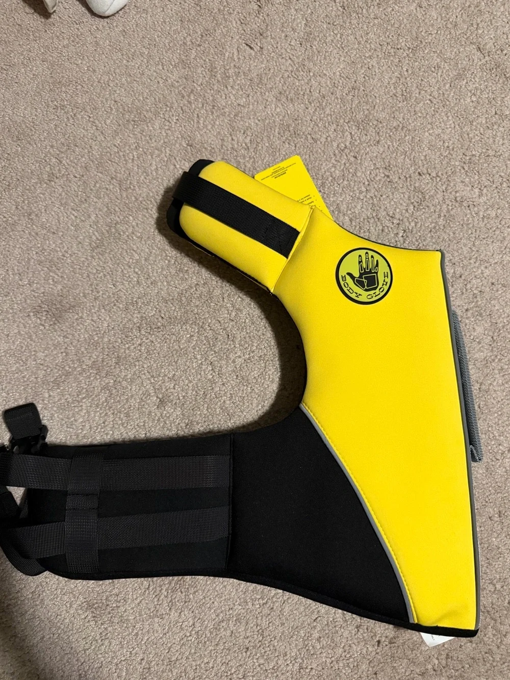 Body Glove Neoprene Dog Life Jacket, Yellow, Medium